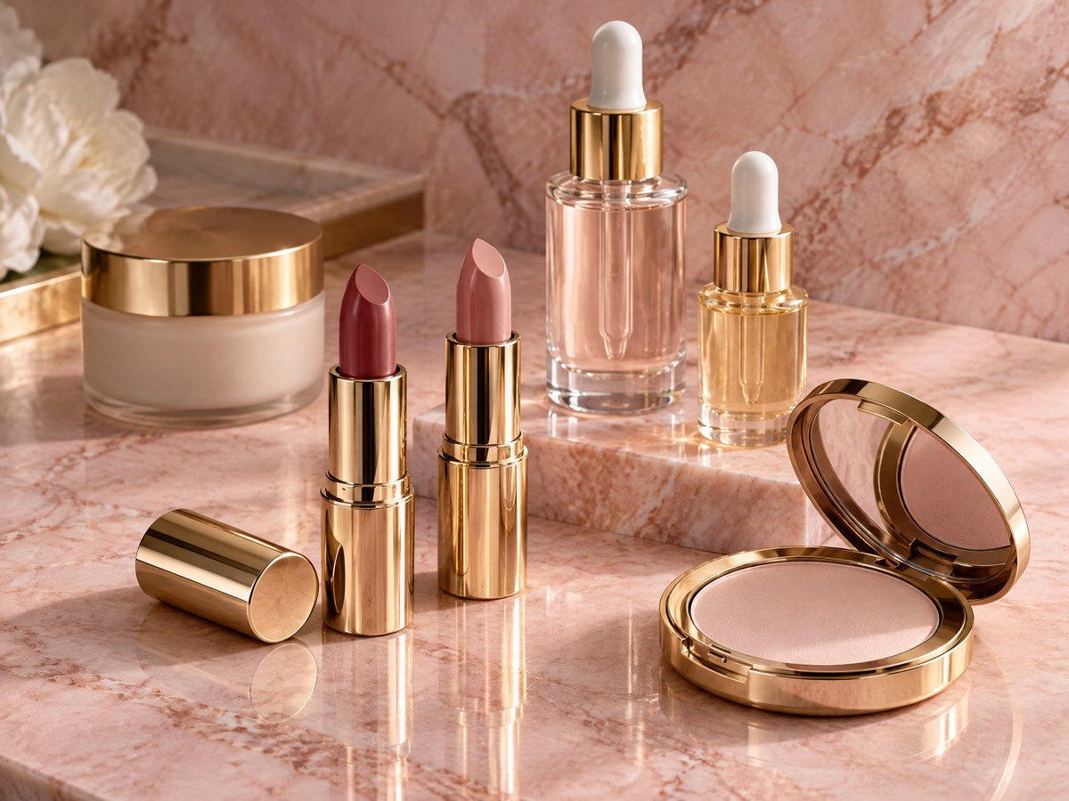 Cosméticos em Mármore — Maquiagem/Cosméticos