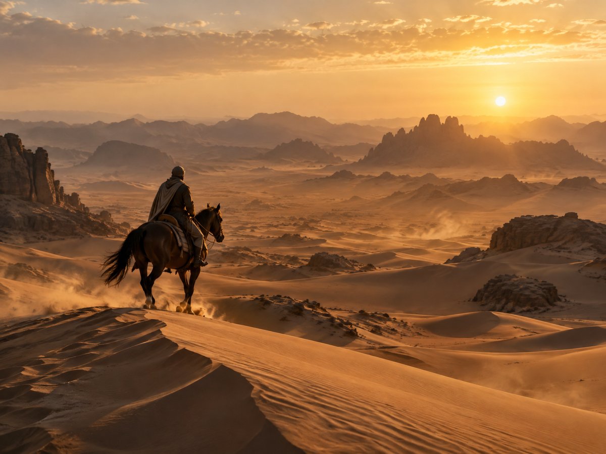 Cavaleiro no Deserto — Cinema