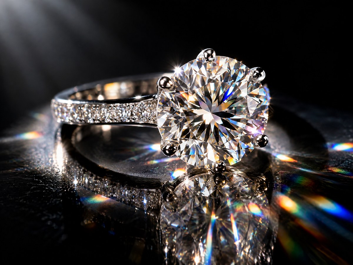 Anel de Diamante — Joias