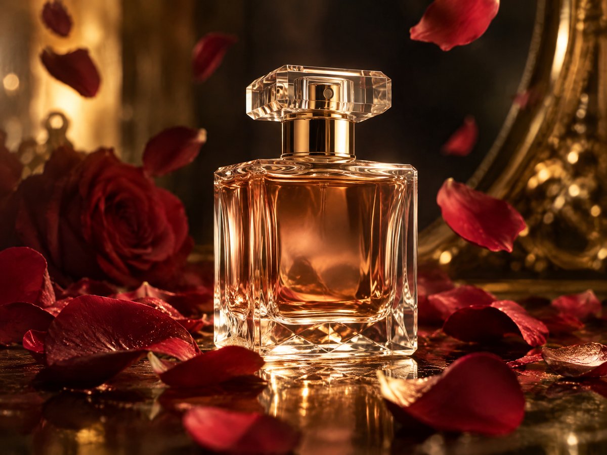 Perfume Dourado — Comercial